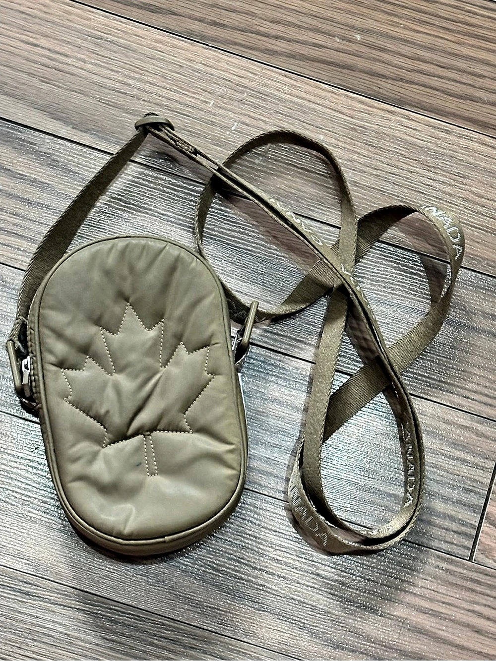 Lululemon Olympic Team Canada Future Legacy Olive Purse Crossbody Bag New